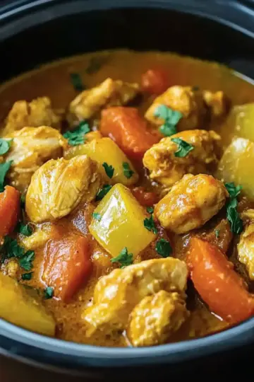 Slow Cooker Chicken Curry