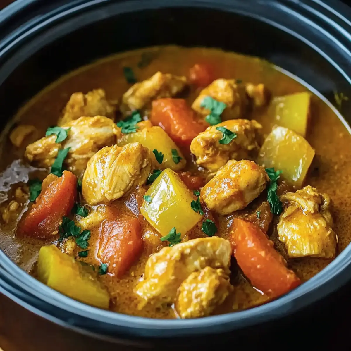 Slow Cooker Chicken Curry