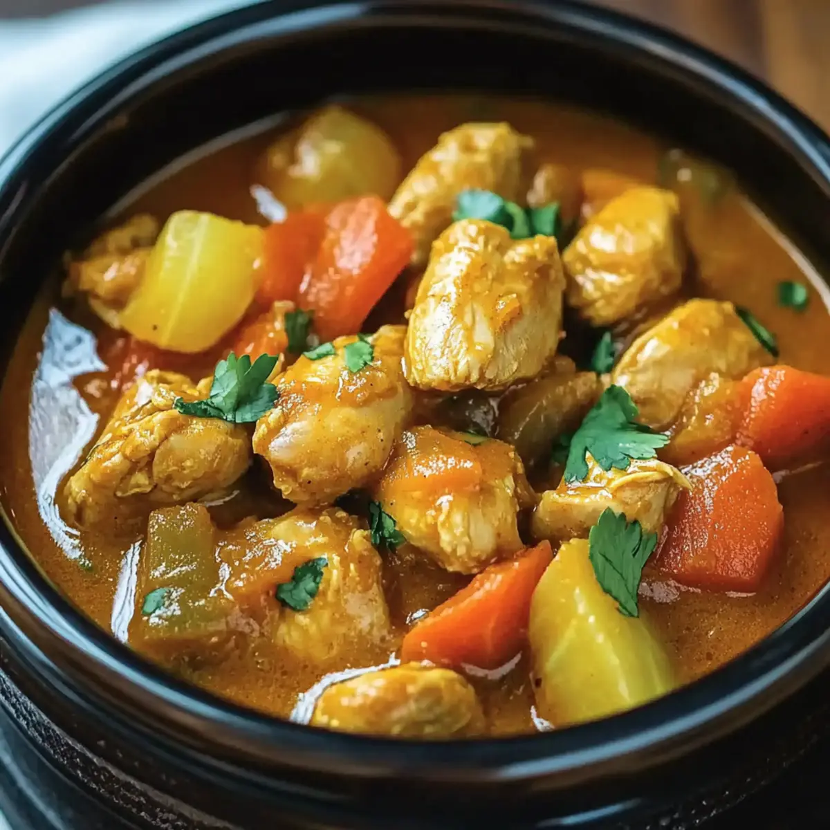 Slow Cooker Chicken Curry