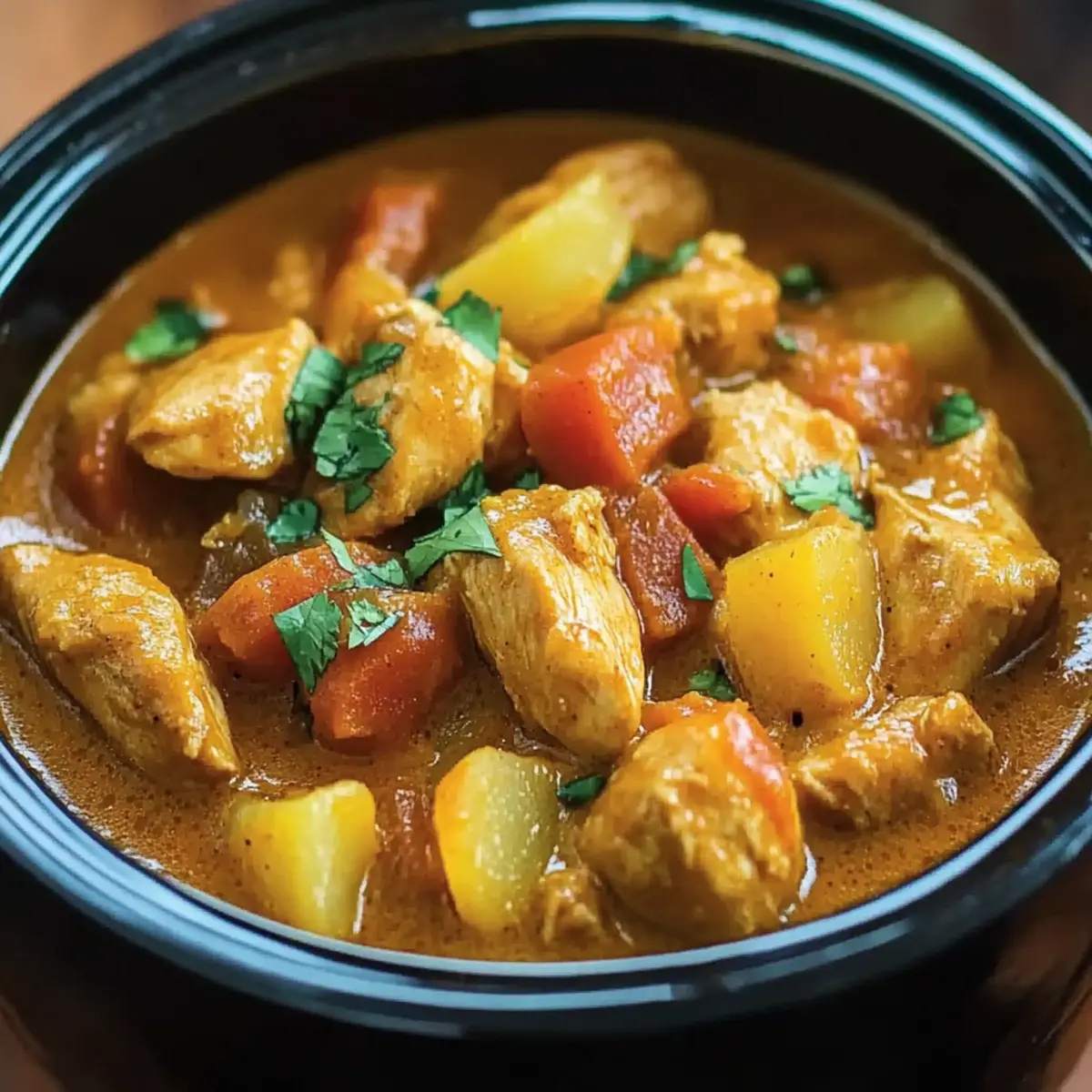 Slow Cooker Chicken Curry