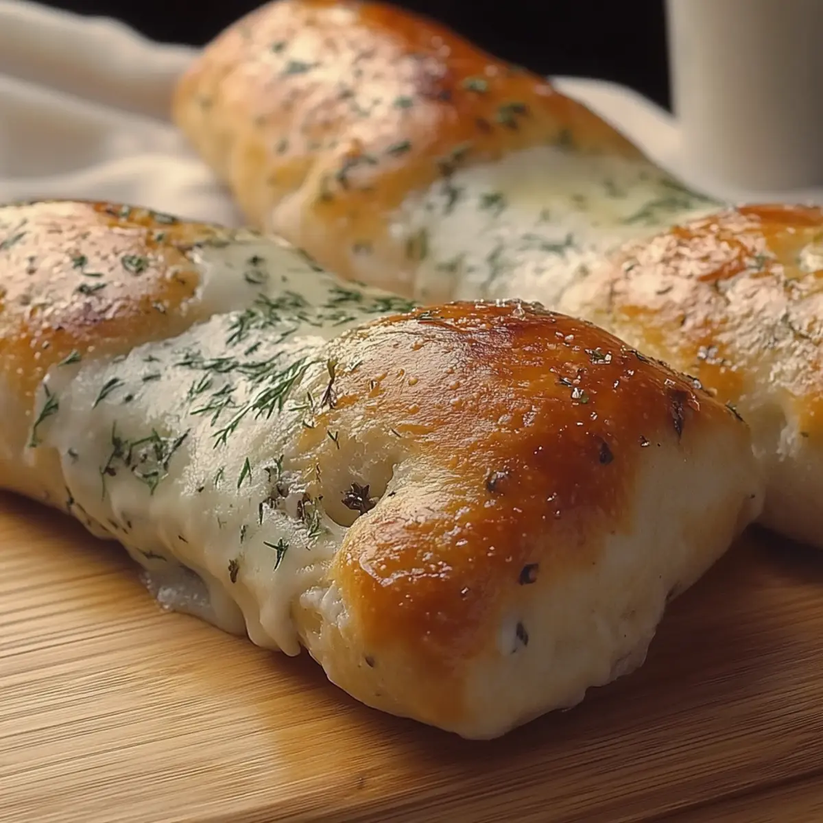 Soft Alfredo Chicken Bread