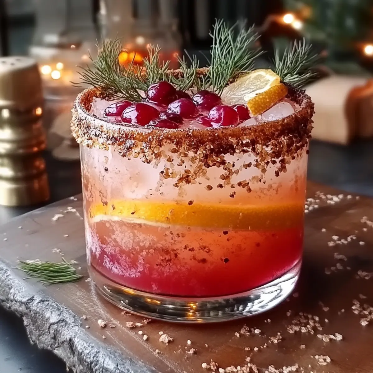 Spiced Up Christmas Margarita