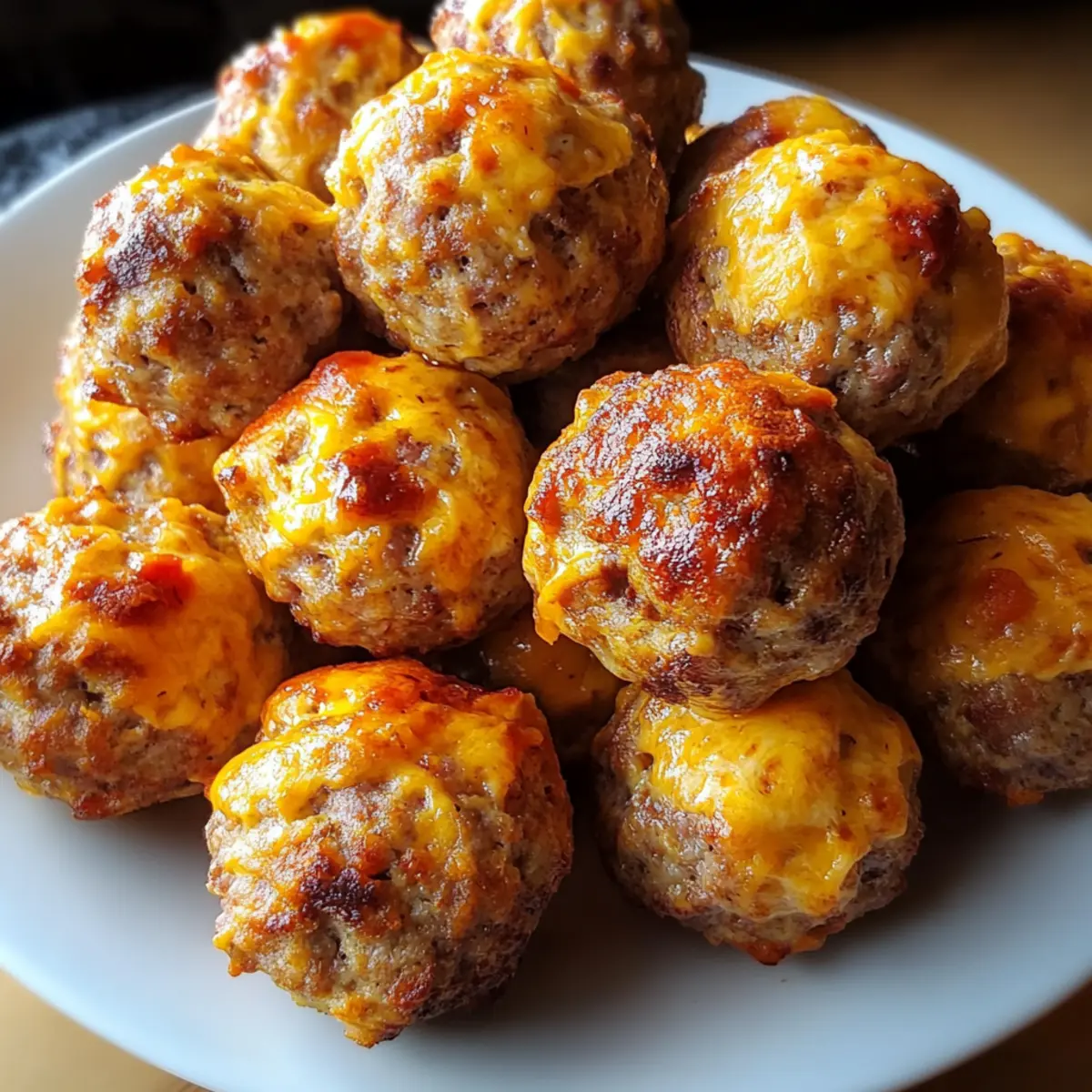 Spicy Rotel Cream Cheese Sausage Balls