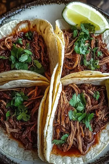 Spicy Slow-Cooked Mexican Birria Tacos