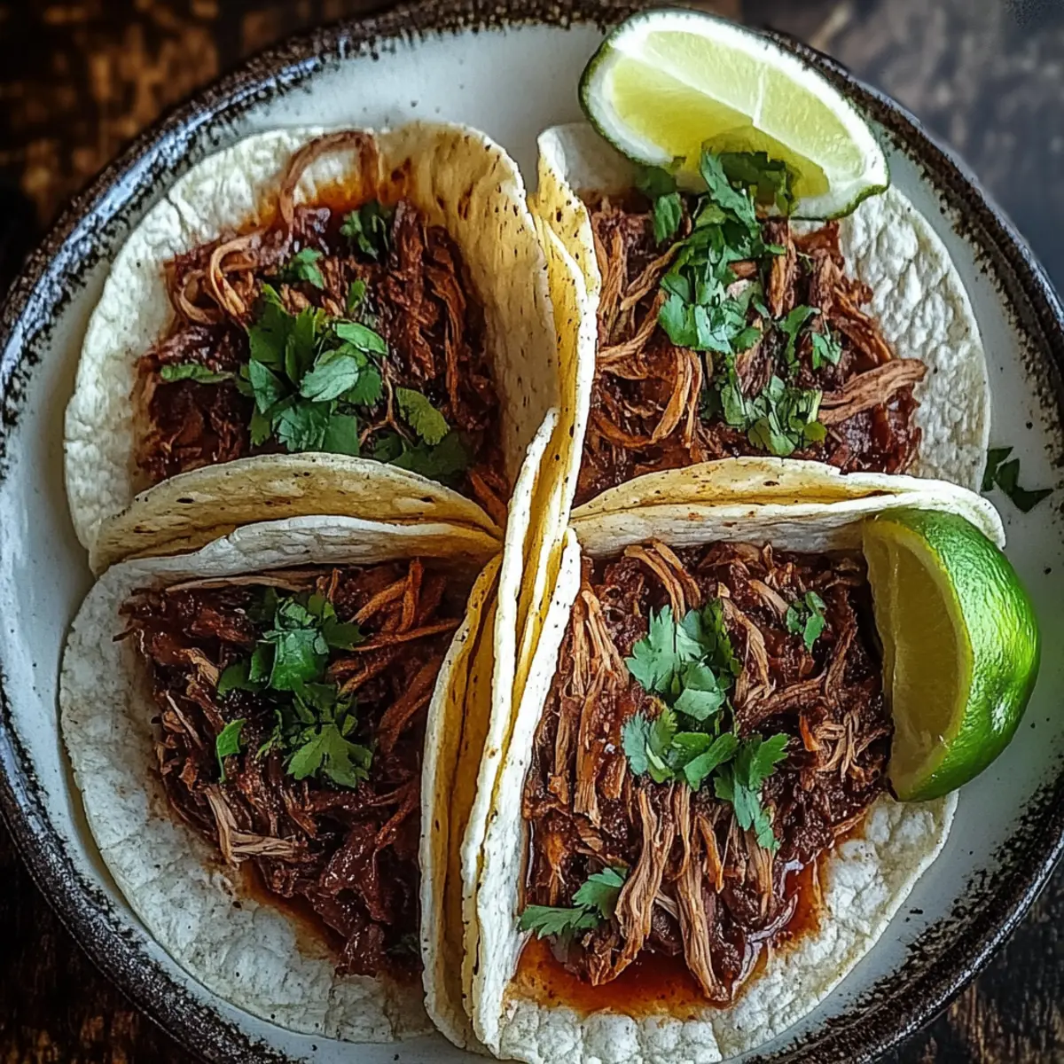 Spicy Slow-Cooked Mexican Birria Tacos