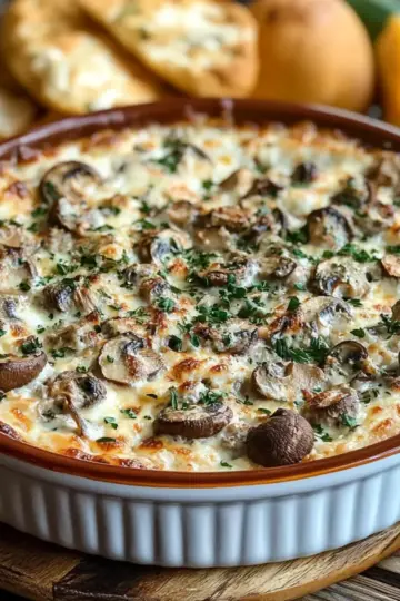 Stuffed Mushroom Dip