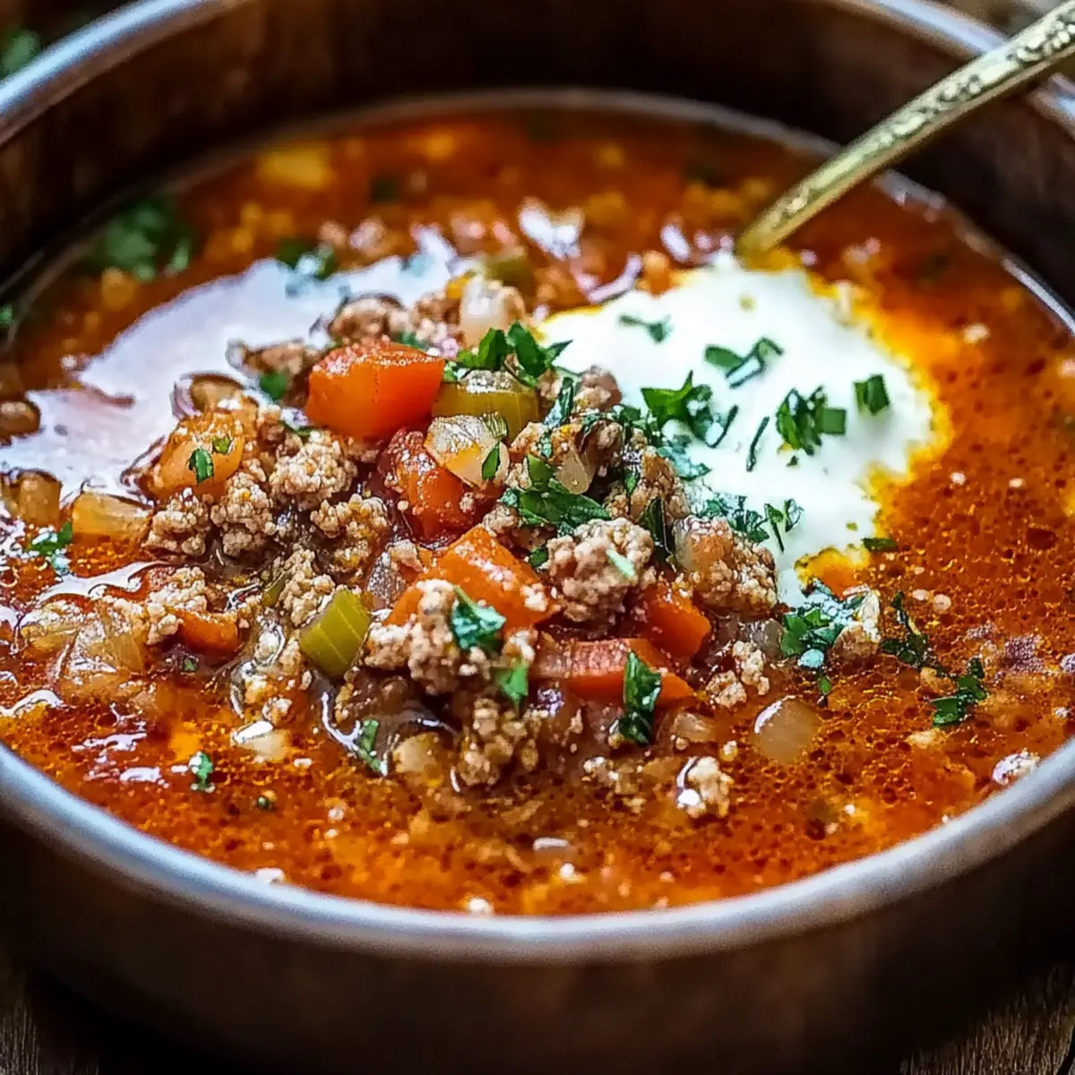Stuffed Pepper Soup