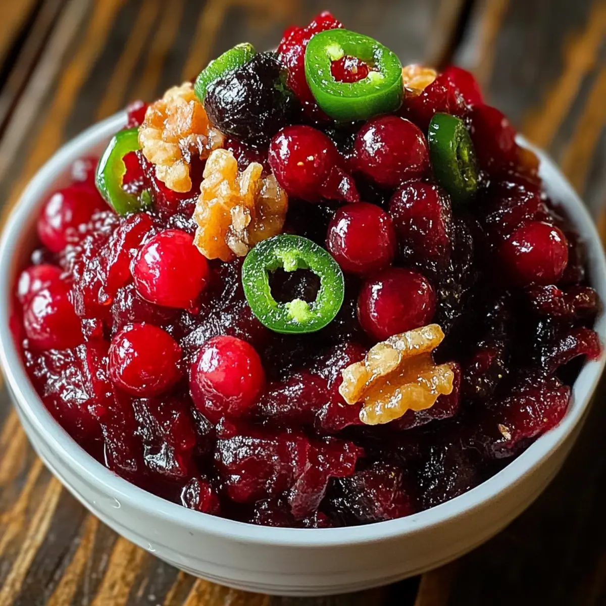 Sweet & Spicy Cranberry Jalapeño Cowboy Candy