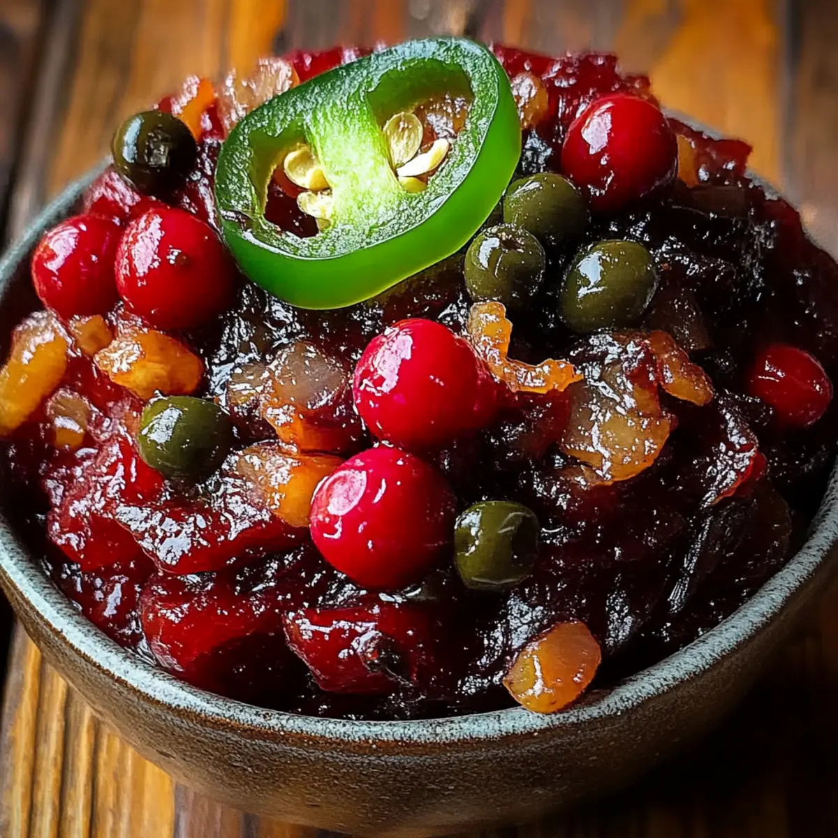 Sweet & Spicy Cranberry Jalapeño Cowboy Candy