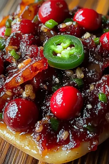 Sweet & Spicy Cranberry Jalapeño Cowboy Candy