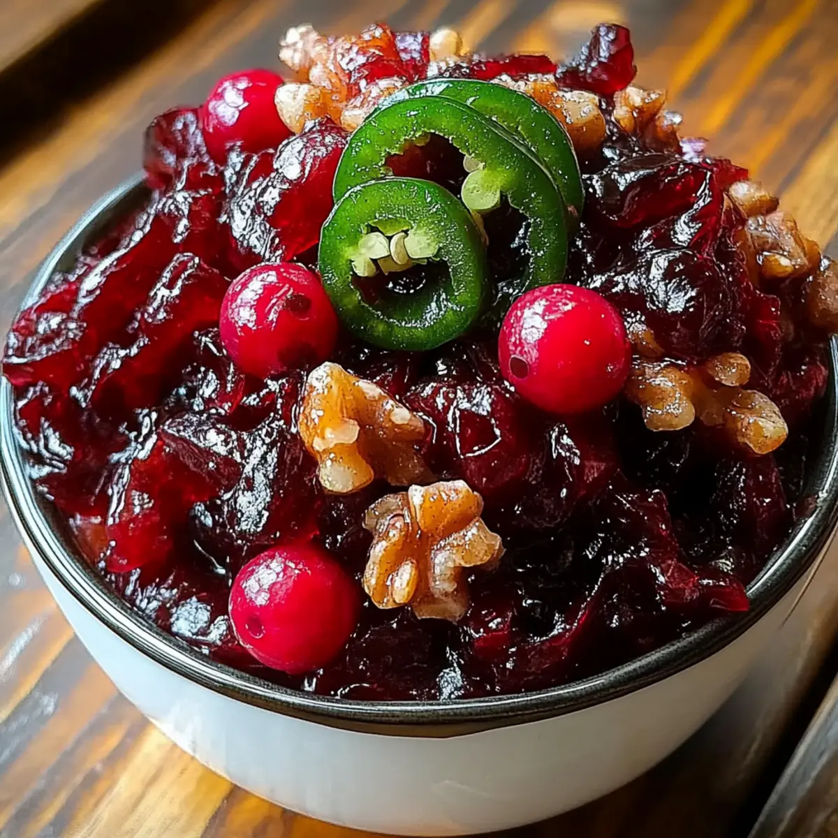 Sweet & Spicy Cranberry Jalapeño Cowboy Candy