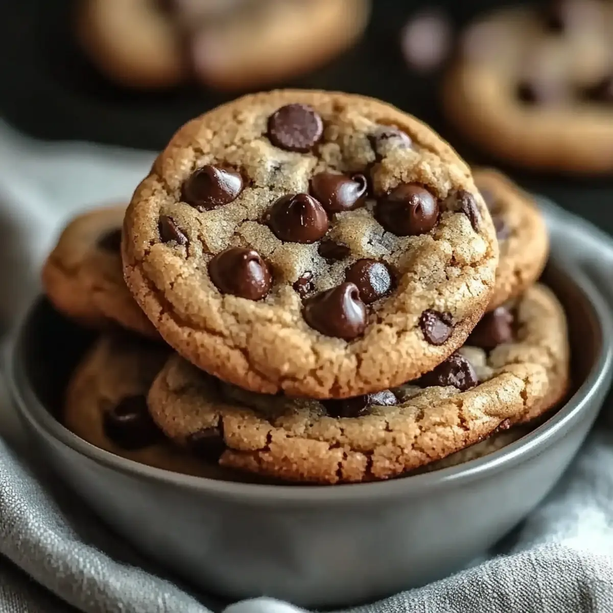 Thick Bakery Style Chocolate Chip Cookies