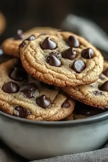 Thick Bakery Style Chocolate Chip Cookies
