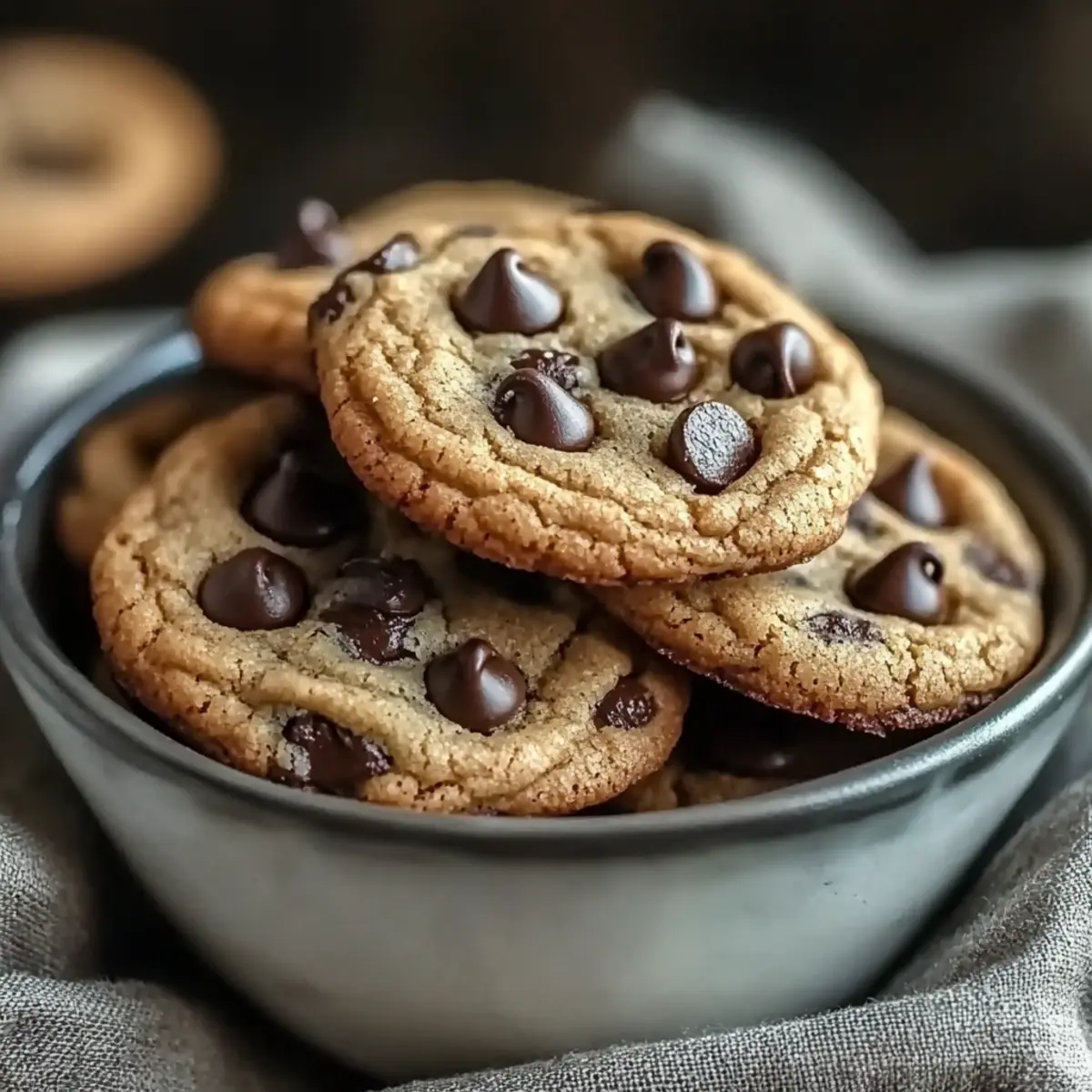 Thick Bakery Style Chocolate Chip Cookies