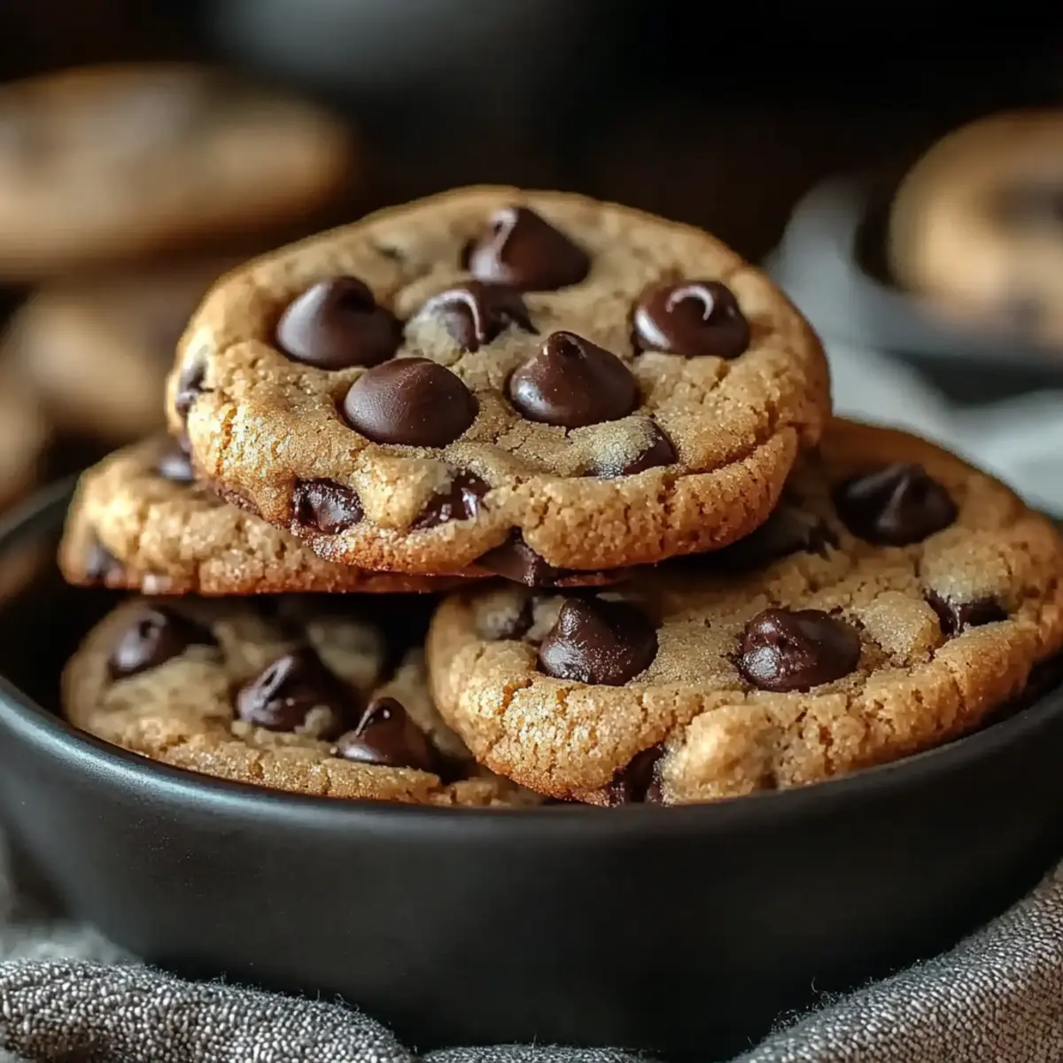 Thick Bakery Style Chocolate Chip Cookies