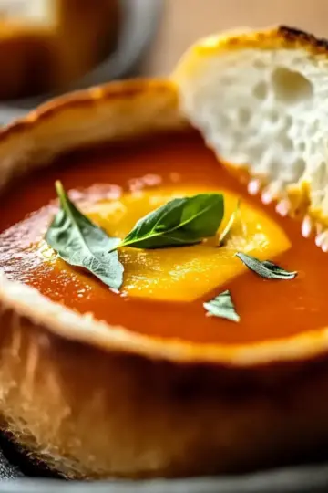 Tomato Soup with Grilled Cheese