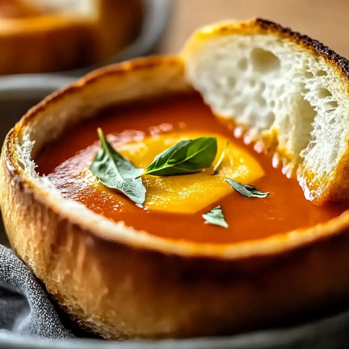 Tomato Soup with Grilled Cheese