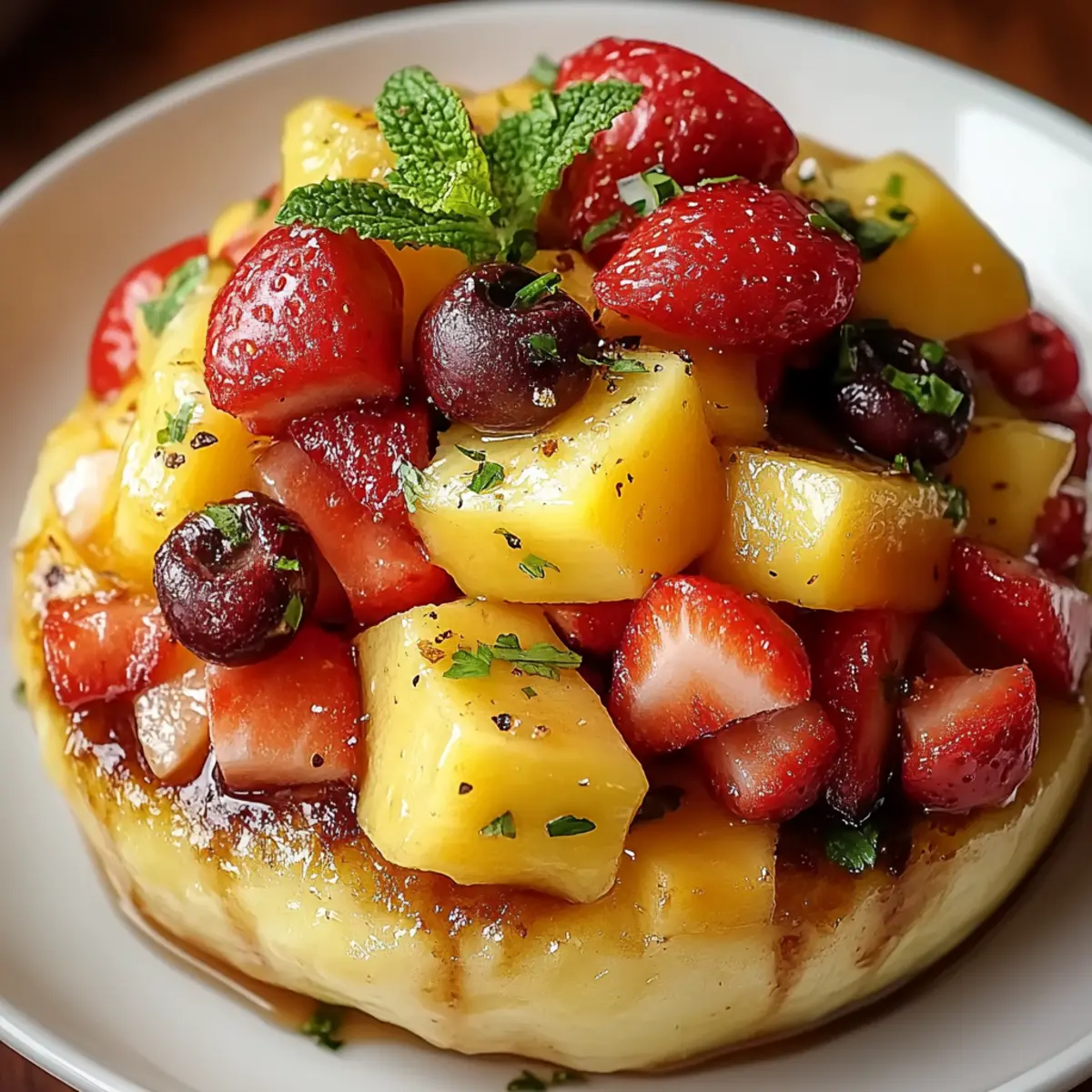 Tropical Fruit Salad with Citrus Zest