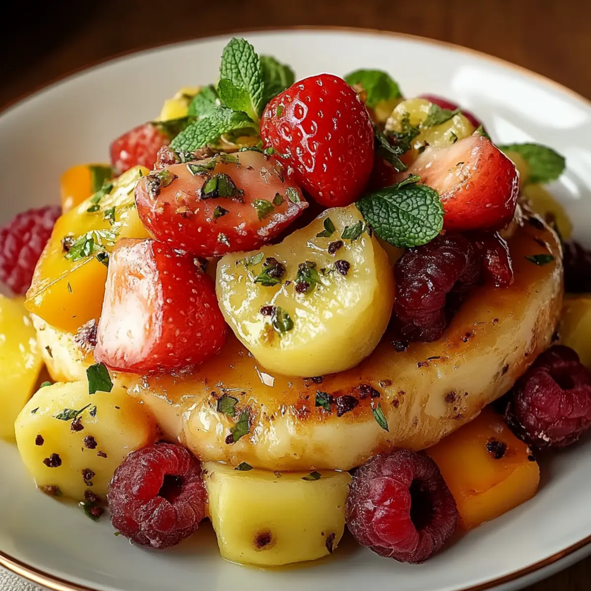 Tropical Fruit Salad with Citrus Zest