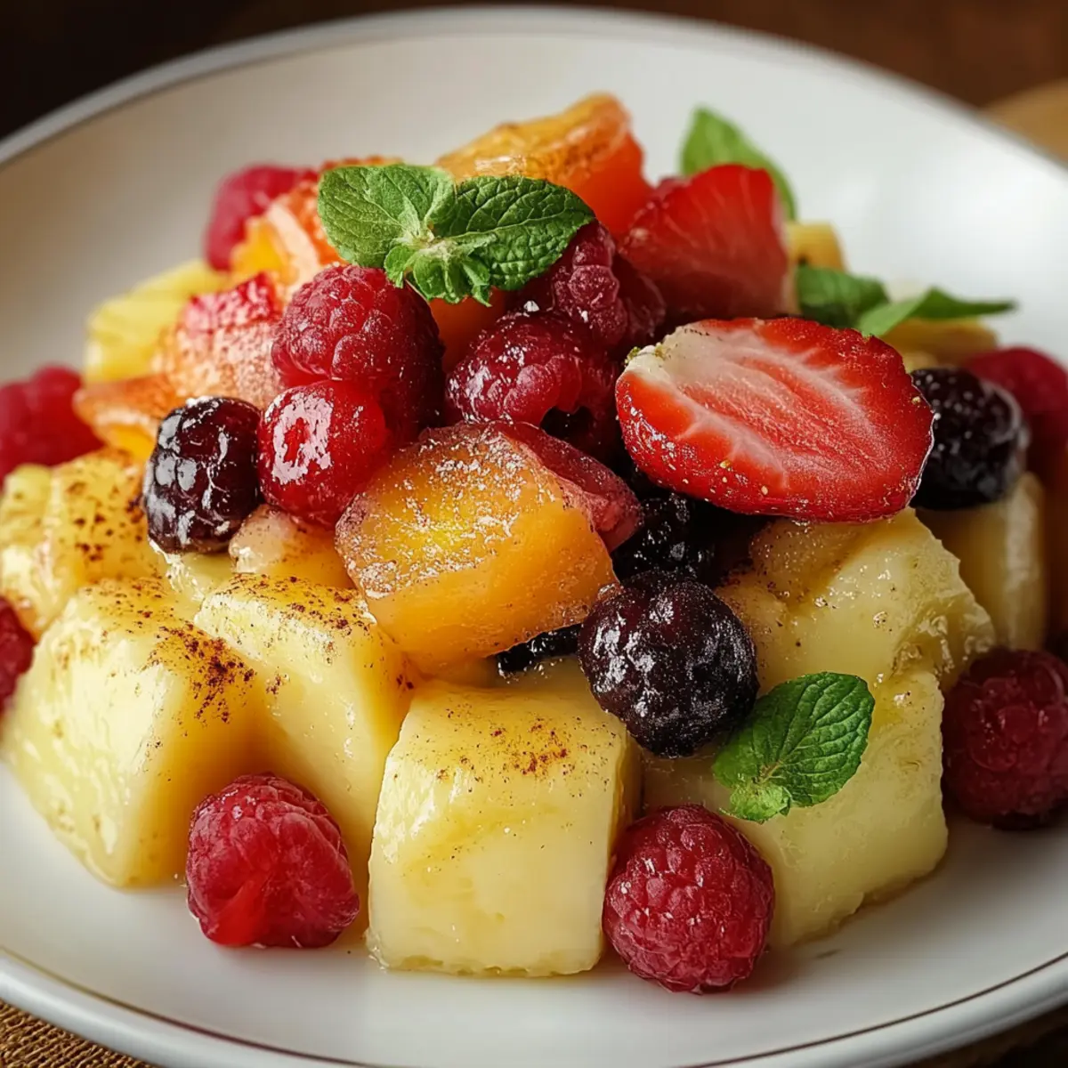 Tropical Fruit Salad with Citrus Zest