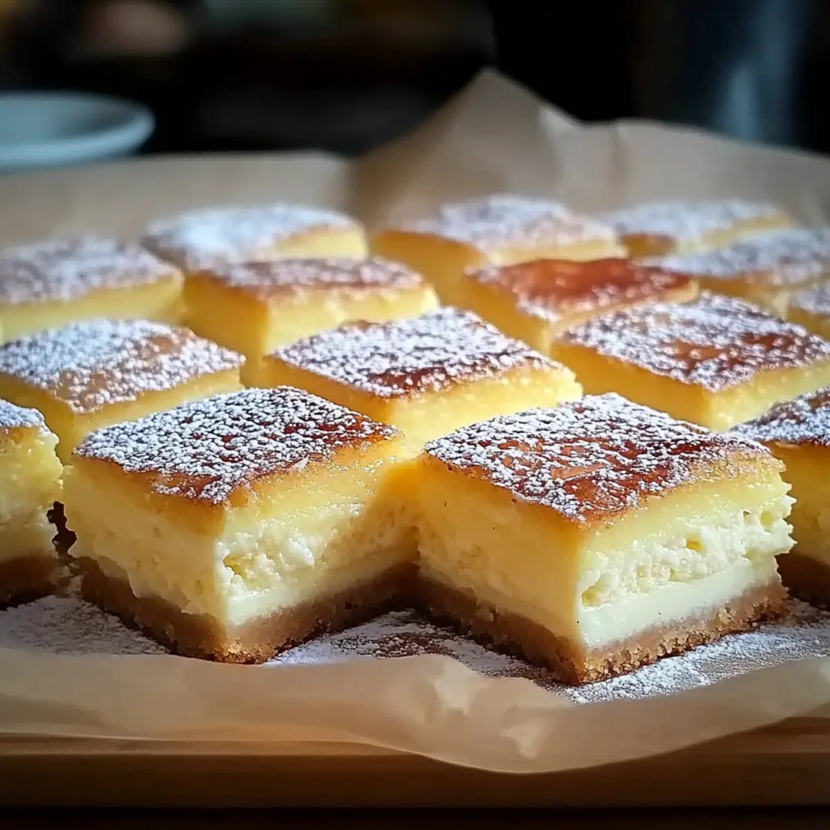 Vanilla Custard Cream Squares