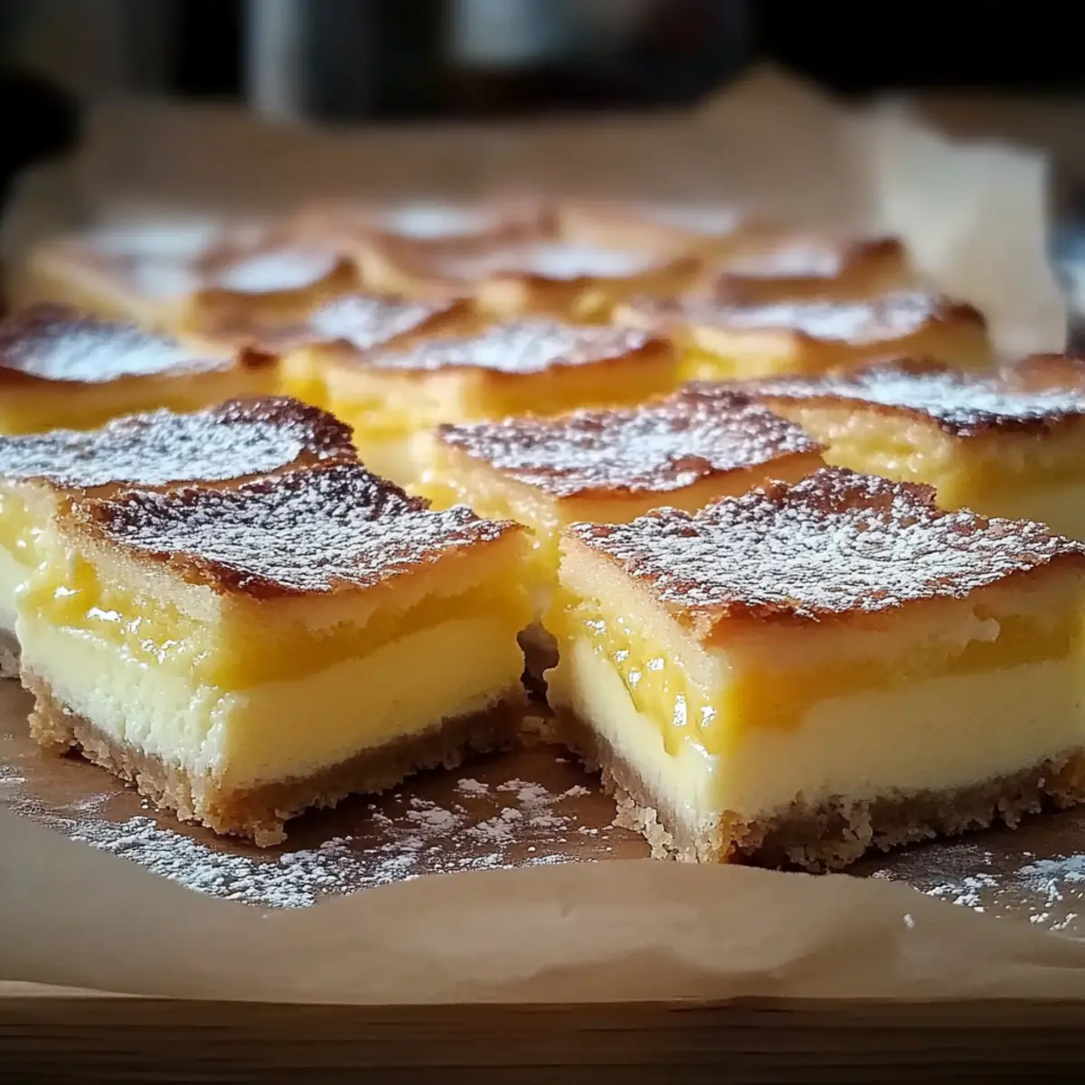 Vanilla Custard Cream Squares