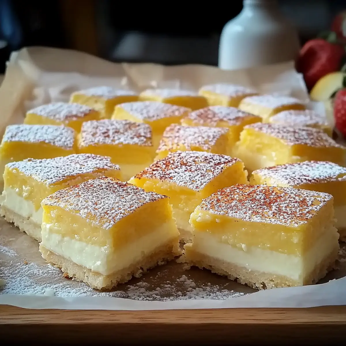Vanilla Custard Cream Squares