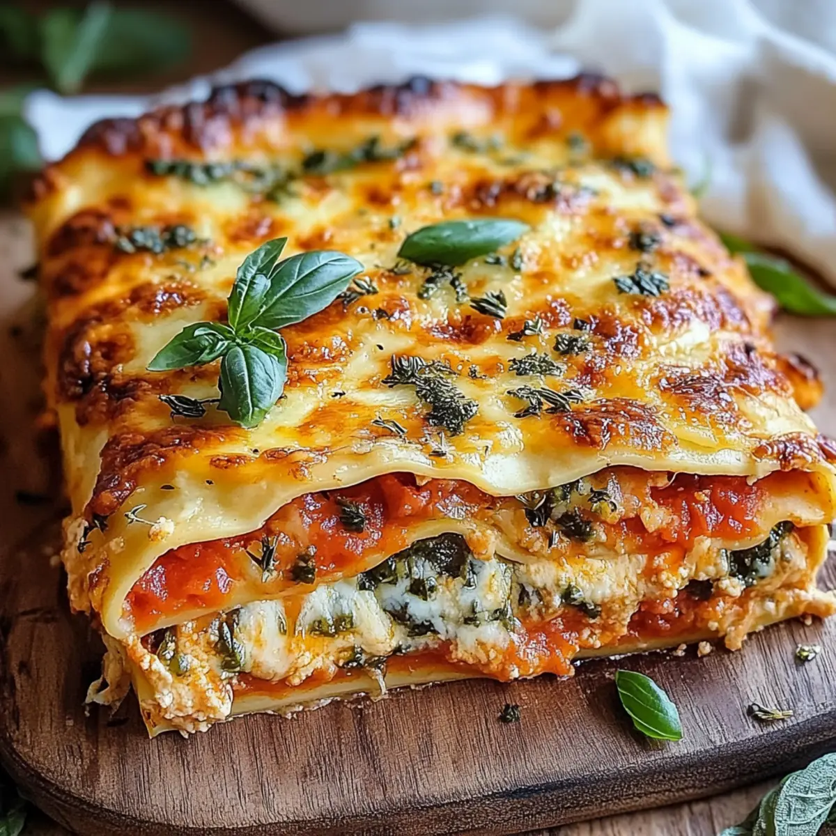 Vegetarian Lasagna with Ricotta