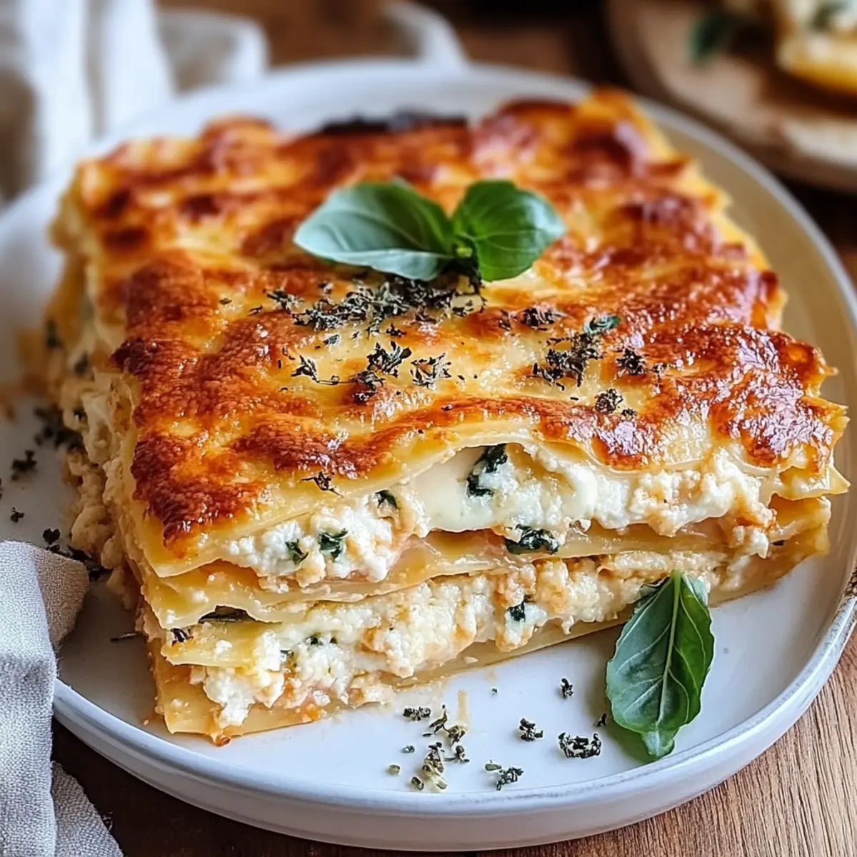 Vegetarian Lasagna with Ricotta