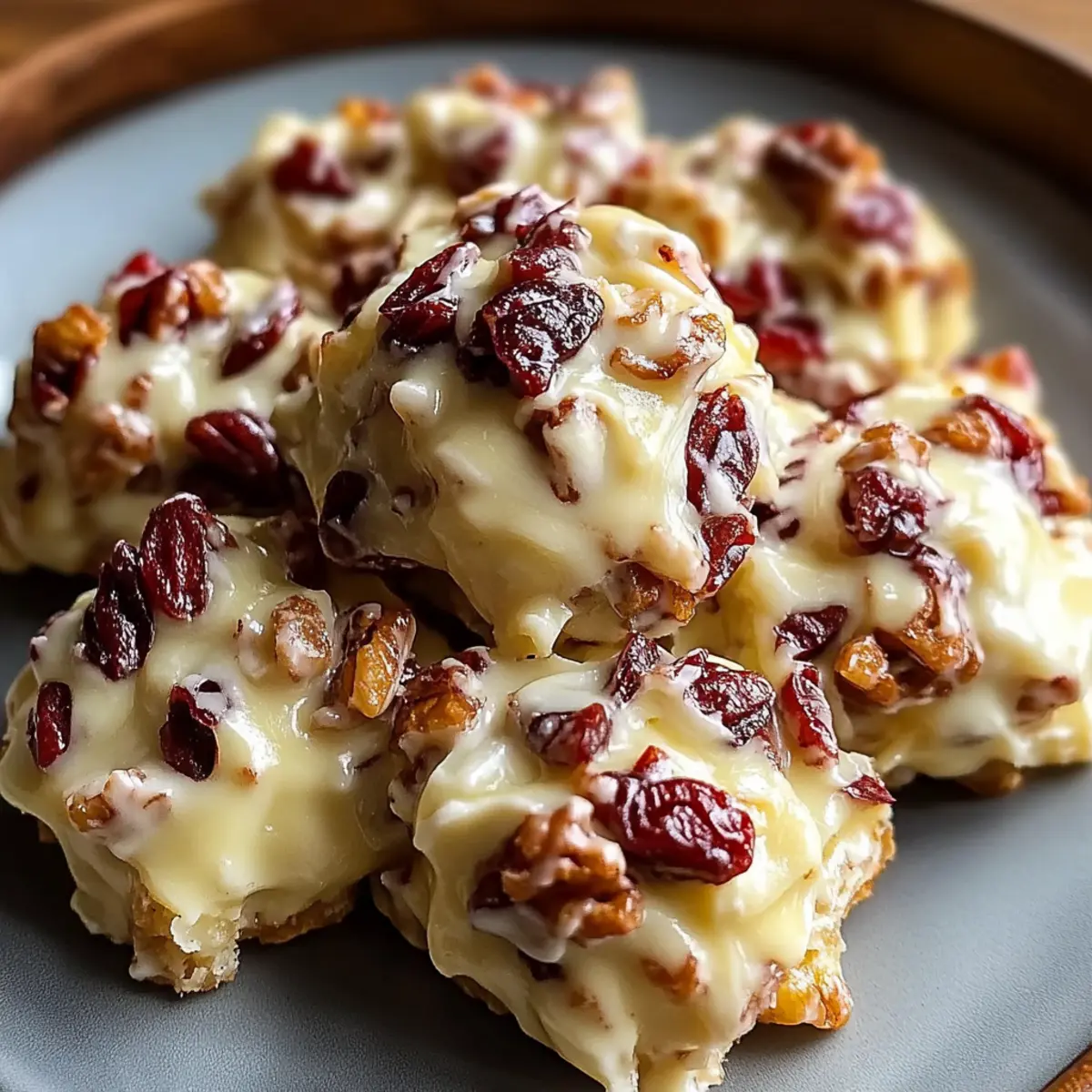 White Chocolate Cranberry Pecan Clusters