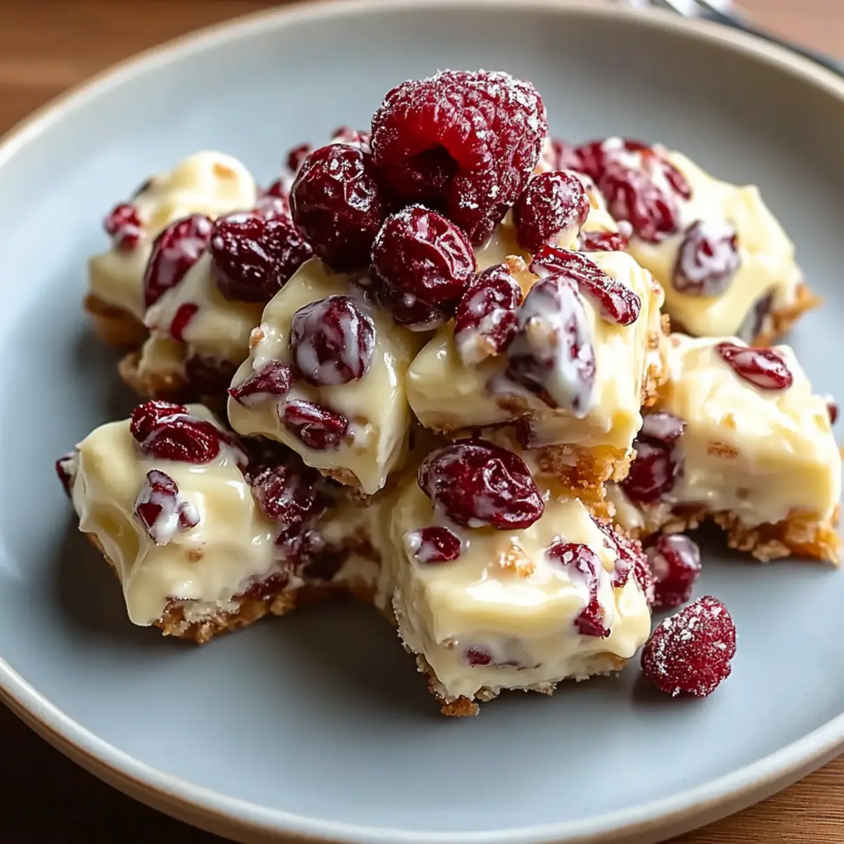 White Chocolate Cranberry Pecan Clusters
