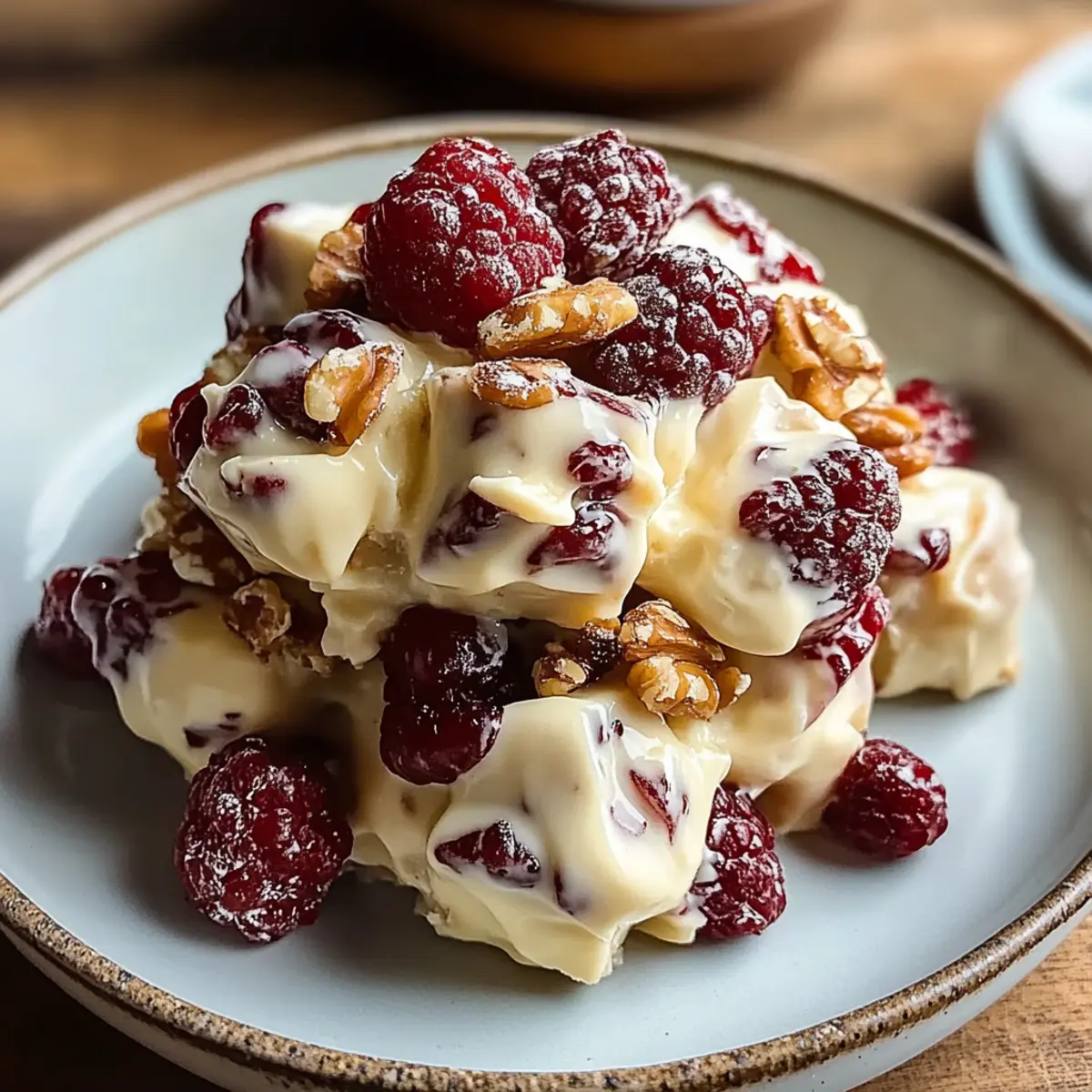 White Chocolate Cranberry Pecan Clusters