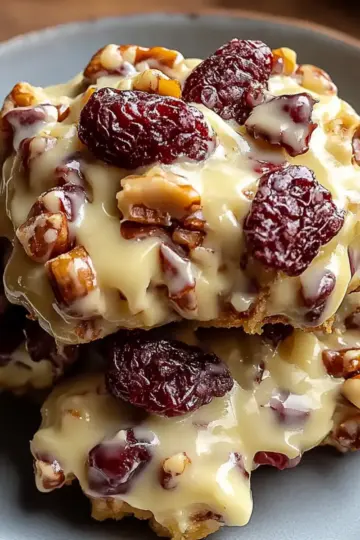 White Chocolate Cranberry Pecan Clusters