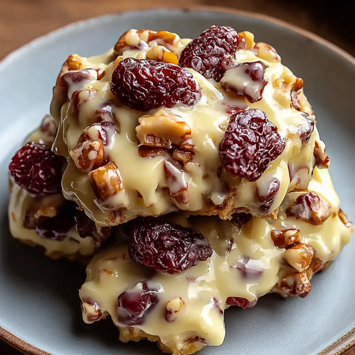 White Chocolate Cranberry Pecan Clusters