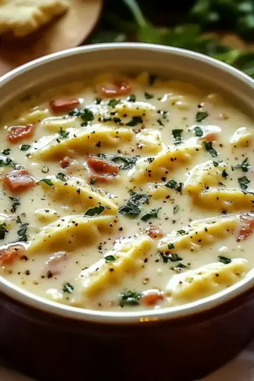 White Lasagna Soup