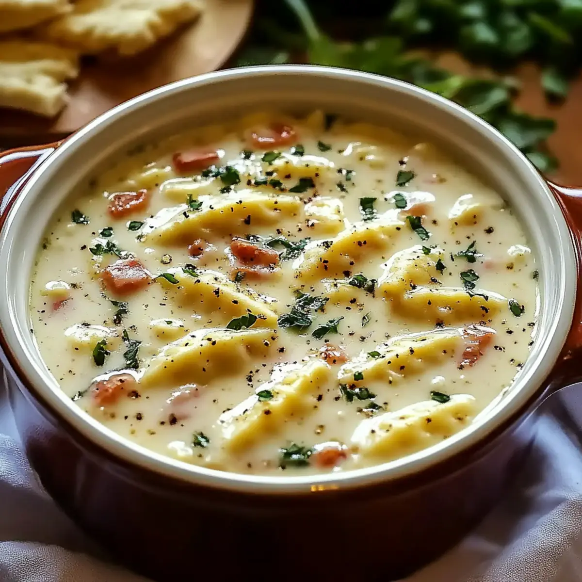 White Lasagna Soup