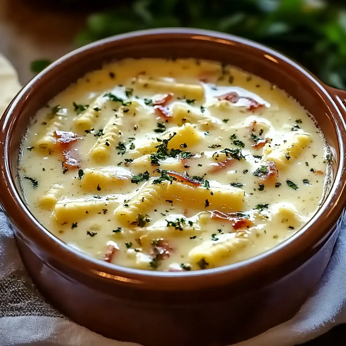 White Lasagna Soup