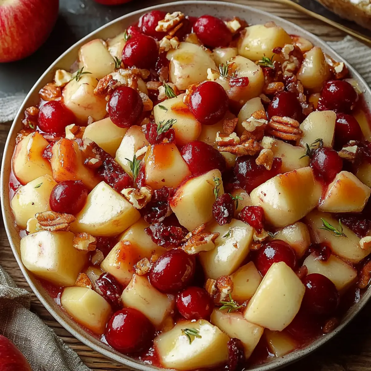 Winter Fruit Salad with Cinnamon Vanilla Dressing
