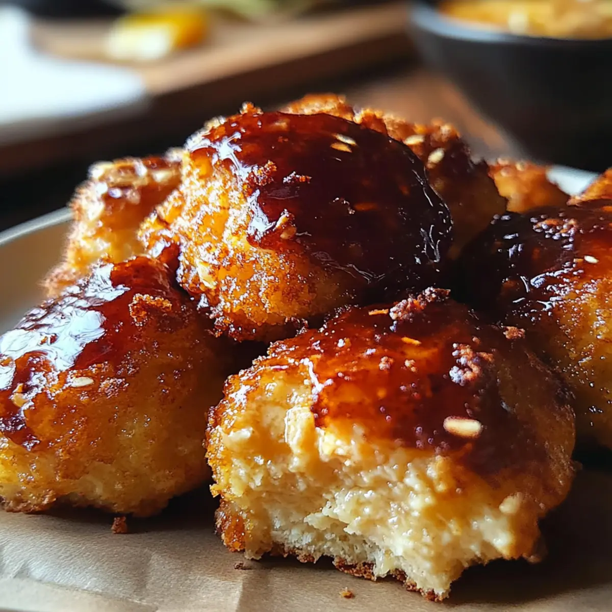 Air Fryer Honey BBQ Chicken Bites