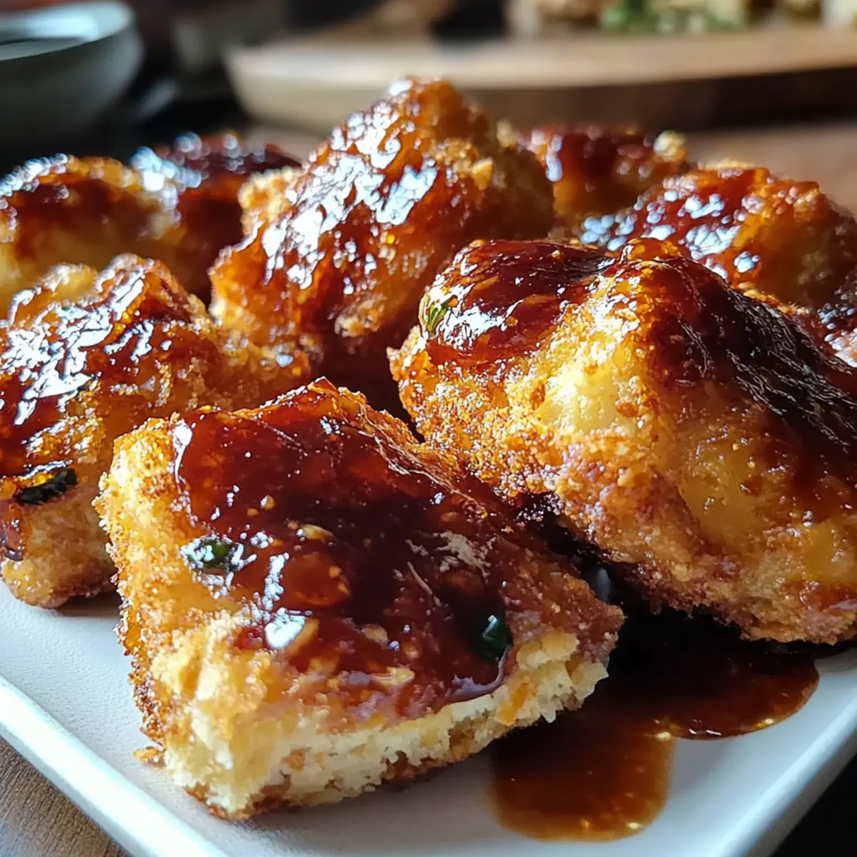 Air Fryer Honey BBQ Chicken Bites