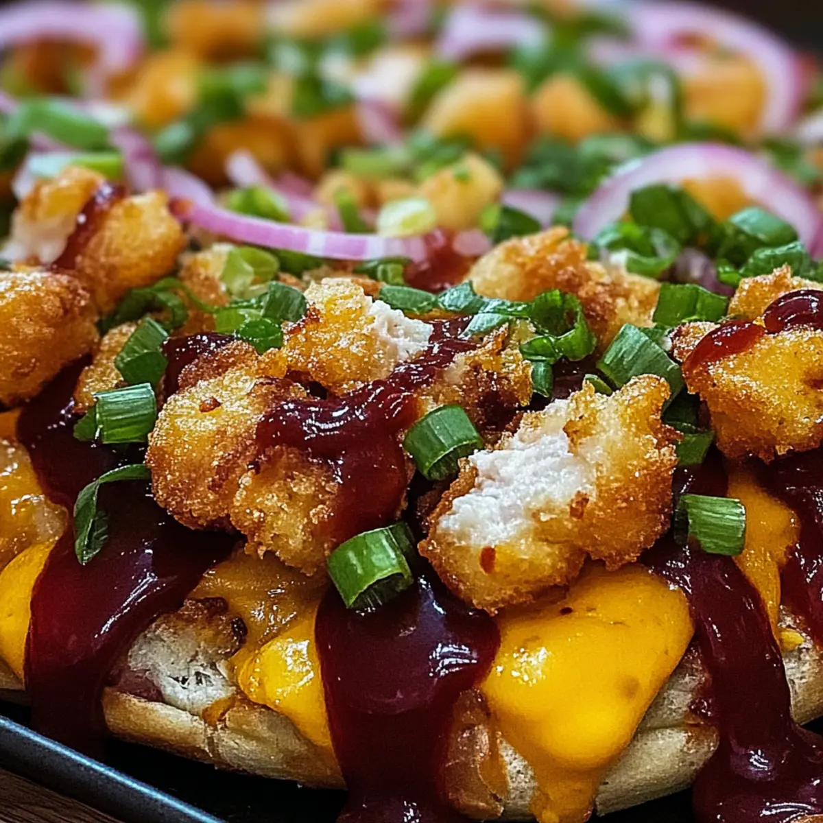 BBQ Chicken Tater Tot Casserole