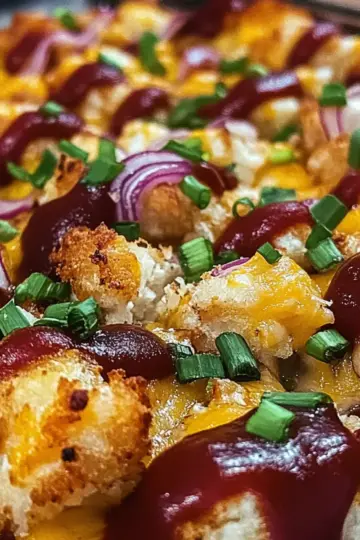 BBQ Chicken Tater Tot Casserole