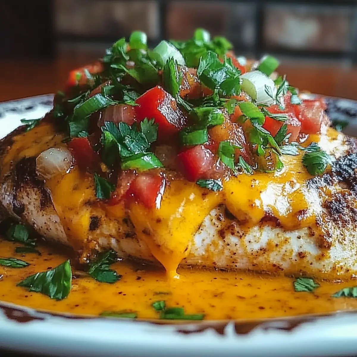 Baked Queso Chicken
