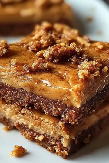 Biscoff Blondies Chewy Cookie Butter Dessert Bars