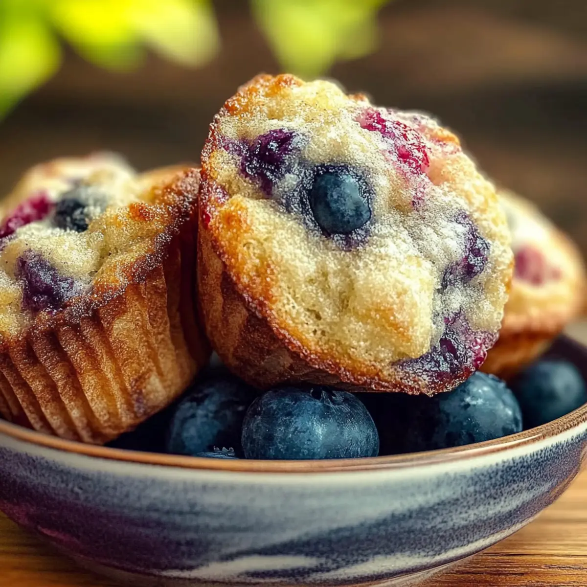 Blueberry Cream Cheese Muffins