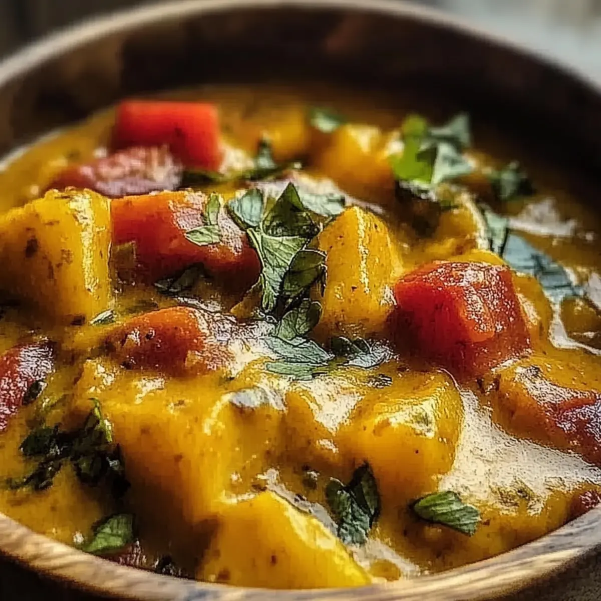 Caribbean-Style Plantain Curry