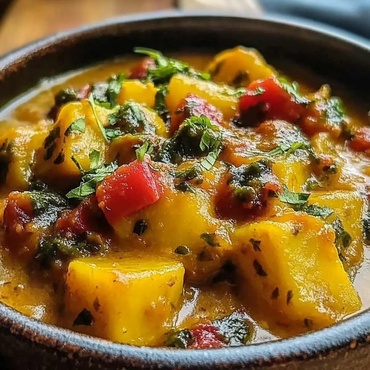 Caribbean-Style Plantain Curry