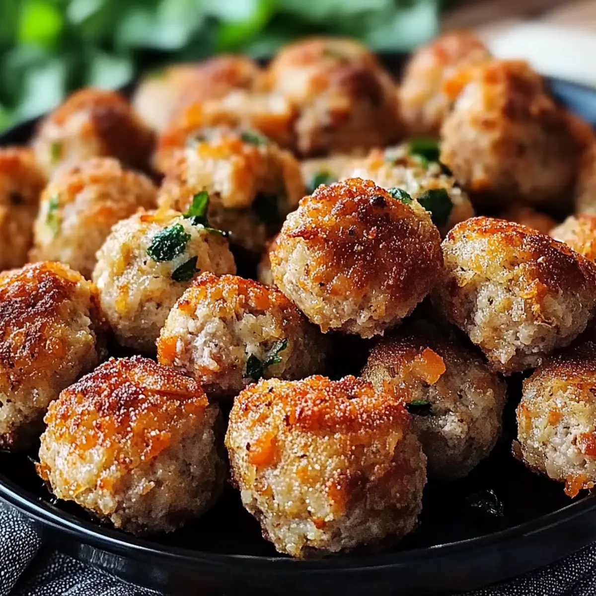 Cheddar Bay Sausage Balls