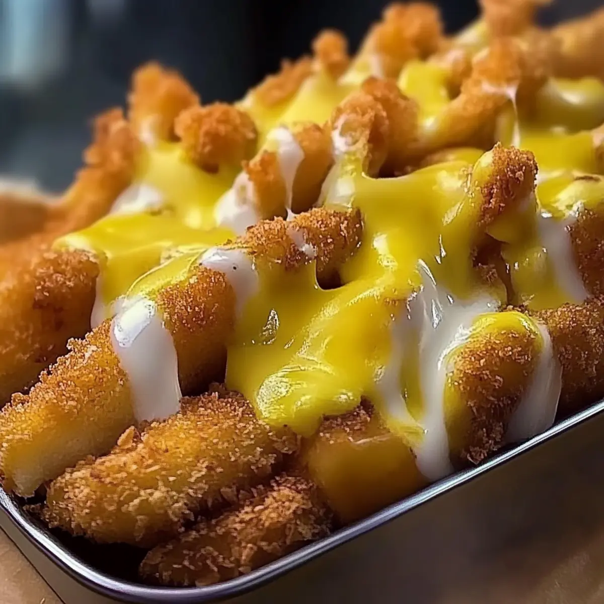Cheesy Crispy Chicken Fries