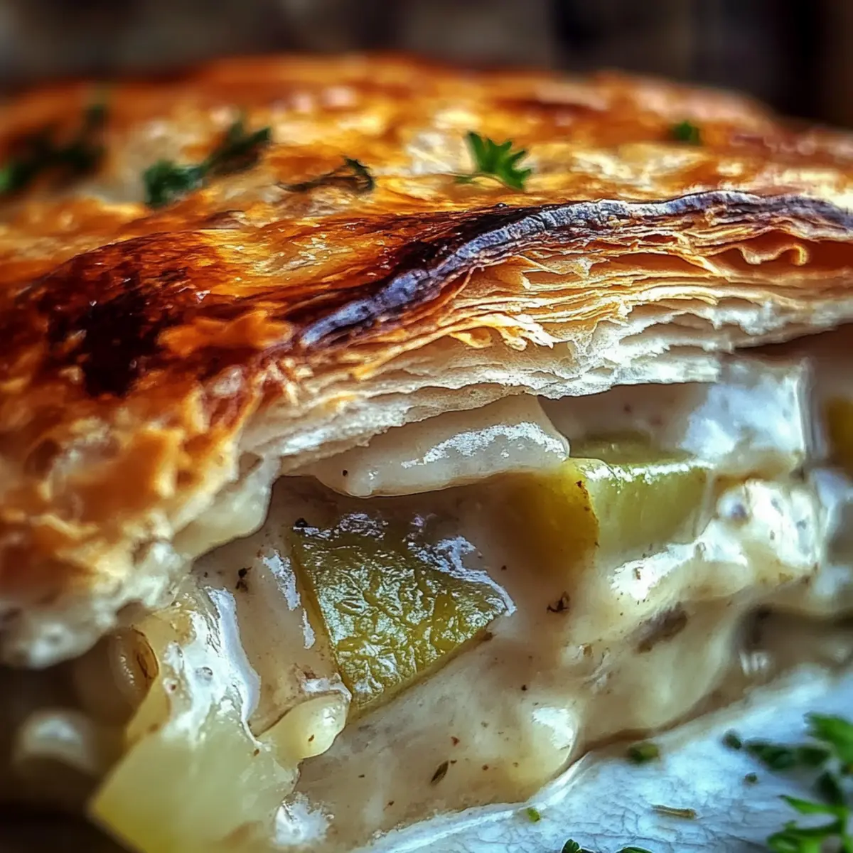 Chicken And Leek Pie